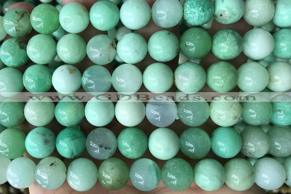 AUST07 15 inches 10mm round Australia chrysoprase gemstone beads