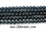 CAE322 15.5 inches 8mm round astrophyllite gemstone beads