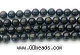 CAE324 15.5 inches 12mm round astrophyllite gemstone beads