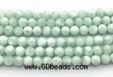 CAS302 15.5 inches 8mm round snowflake angelite gemstone beads