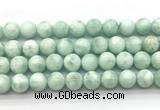 CAS304 15.5 inches 12mm round snowflake angelite gemstone beads