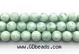 CAS306 15.5 inches 16mm round snowflake angelite gemstone beads