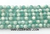 CAS311 15.5 inches 8mm round snowflake angelite gemstone beads