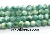 CAS324 15.5 inches 14mm round peacock angelite gemstone beads