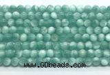 CAS330 15.5 inches 6mm round peacock angelite gemstone beads