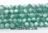 CAS332 15.5 inches 10mm round peacock angelite gemstone beads