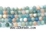 CMG503 15.5 inches 10mm round morganite gemstone beads