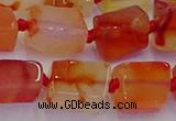 CNG6932 15.5 inches 5*8mm - 8*12mm nuggets red agate beads