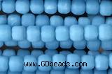 CUBE22 15 inches 2.5mm faceted cube turquoise gemstone beads