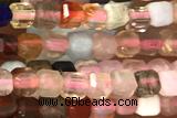 CUBE31 15 inches 3mm faceted cube gemstone beads