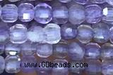 CUBE92 15 inches 2mm faceted cube amethystg emstone beads