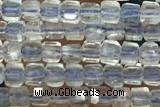 CUBE96 15 inches 2.5mm faceted cube labradorite gemstone beads