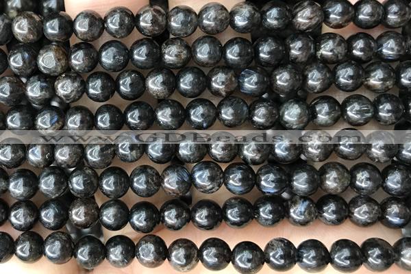 LABR01 15 inches 6mm round blue labradorite gemstone beads