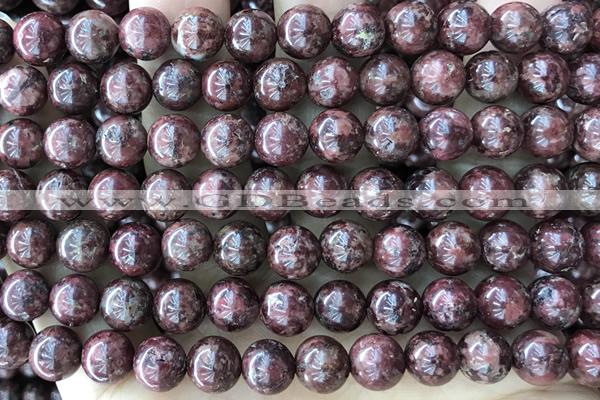 MJAS02 15 inches 8mm round Brazil red jasper gemstone beads