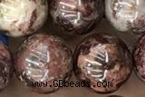 MJAS06 15 inches 10mm round Brazil red jasper gemstone beads