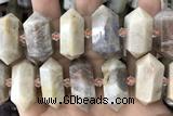 NUGG61 15 inches 12*23mm - 15*30mm faceted nuggets moonstone gemstone beads