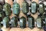 NUGG76 15 inches 12*23mm - 15*30mm faceted nuggets labradorite gemstone beads