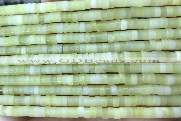 ROND20 15 inches 2*4mm heishi jade gemstone beads