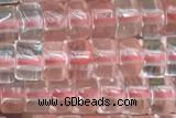 ROND37 15 inches 2*4mm heishi cherry quartz gemstone beads