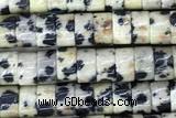 ROND45 15 inches 2*4mm heishi dalmatian jasper gemstone beads