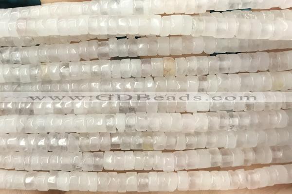 ROND71 15 inches 2*4mm heishi jade gemstone beads