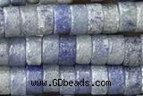 ROND83 15 inches 2*4mm heishi blue aventurine gemstone beads