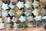 STAR10 15 inches 16mm star amazonite gemstone beads