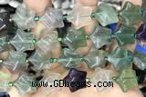 STAR11 15 inches 16mm star fluorite gemstone beads