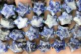 STAR17 15 inches 16mm star blue spot stone gemstone beads