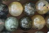 SUNS01 15 inches 6mm round silver sunstone gemstone beads