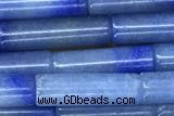 TUBE18 15 inches 4*13mm tube blue aventurine gemstone beads