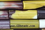 TUBE22 15 inches 4*13mm tube mookaite gemstone beads