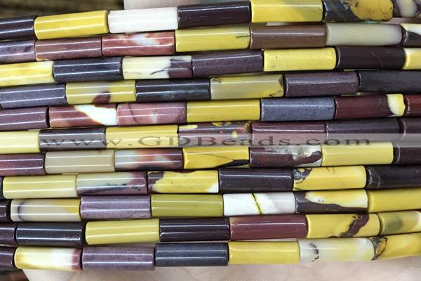 TUBE22 15 inches 4*13mm tube mookaite gemstone beads