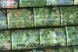 TUBE57 15 inches 6*8mm tube unakite gemstone beads