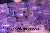 TUBE93 15 inches 10*14mm faceted tube ametrine gemstone beads