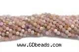 AGAT215 15 inches 6mm round sakura agate gemstone beads