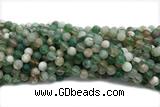 AGAT219 15 inches 8mm round green sakura agate gemstone beads