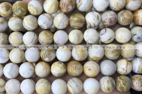 AGAT252 15 inches 10mm Indonesia crazy agate beads