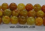 CAA1041 15.5 inches 6mm round dragon veins agate beads wholesale