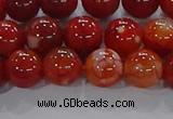 CAA1048 15.5 inches 10mm round dragon veins agate beads wholesale