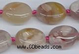 CAA1120 15.5 inches 15*20mm nuggets sakura agate gemstone beads