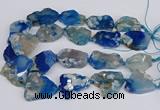 CAA1128 15.5 inches 25*35mm - 35*45mm freeform sakura agate beads