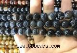 CAA1546 15.5 inches 12mm round banded agate beads wholesale