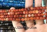 CAA1567 15.5 inches 6mm round banded agate beads wholesale