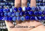 CAA1582 15.5 inches 12mm round banded agate beads wholesale