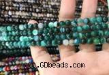 CAA1597 15.5 inches 6mm round banded agate beads wholesale