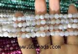 CAA1630 15.5 inches 6mm faceted round banded agate beads