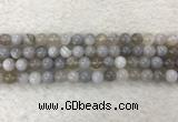 CAA1802 15.5 inches 8mm round banded agate gemstone beads