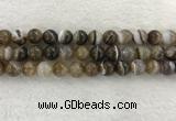 CAA1824 15.5 inches 12mm round banded agate gemstone beads