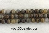 CAA1826 15.5 inches 16mm round banded agate gemstone beads